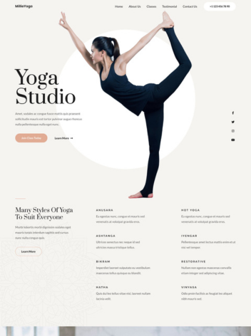 yoga studio